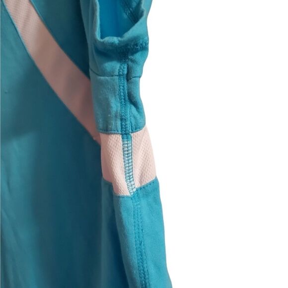 Womens Danskin shirt •blue/white•large - Picture 4 of 10